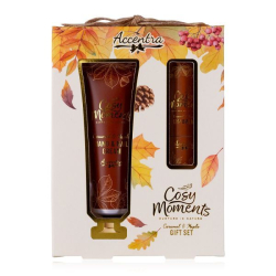 Set Krém na ruce, balzám na rty Cosy Moments Caramel Maple Accentra 30 ml, 3,5 g