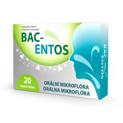 Orální mikroflóra lantibiotika Bac-Entos 20 tablet