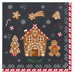 Ubrousky Gingerbread Easy Life 33 x 33 cm 20 ks