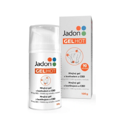 CBD masážní hřejivý gel s kostivalem GEL HOT Jadon 100 g