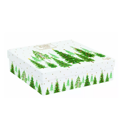 Hrnek s podšálkem sada Festive Trees Easy Life 1 x 4 ks